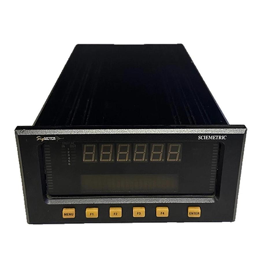 Used SCIEMETRIC INSTRUMENTS MODEL 1102 SigMETER MONITORING SYSTEM 1000-1102-0000