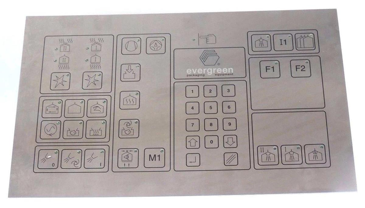 NEW EVERGREEN EPVR3990770 REP & RET CONTROL PANEL 2704-24-01 REV. B