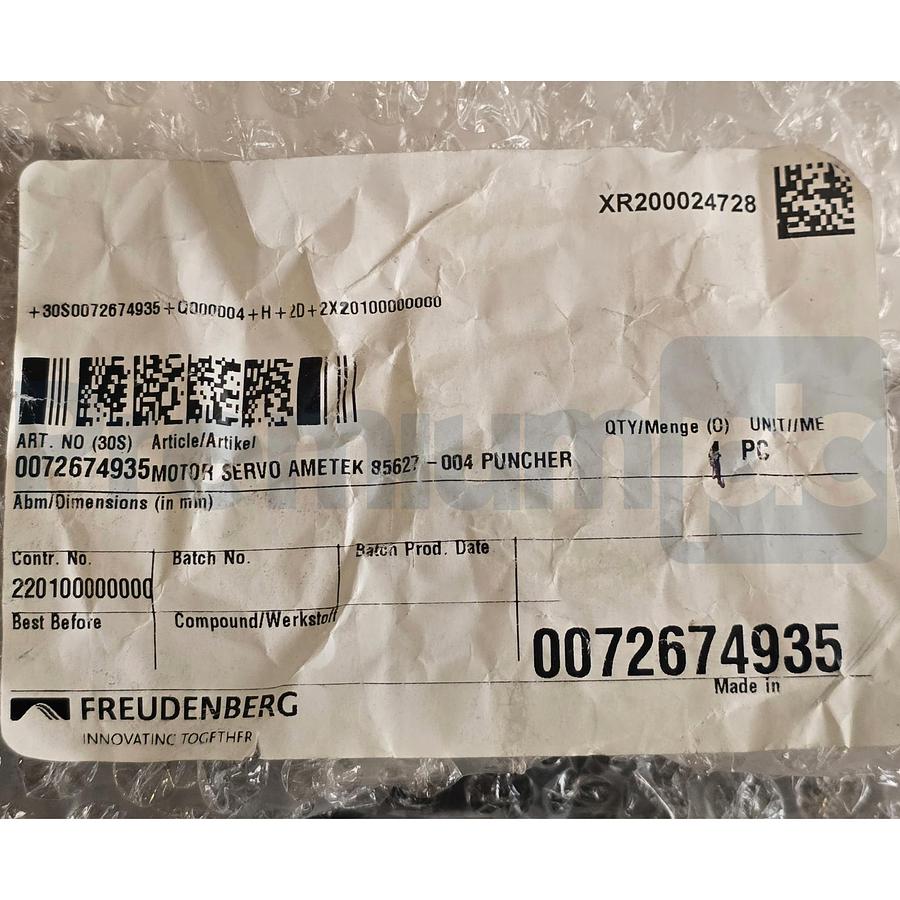 Used ElectroCraft DPP24T-40-010Z Ametek Maxcess 85627-004 Fife Web Guide Servo Motor