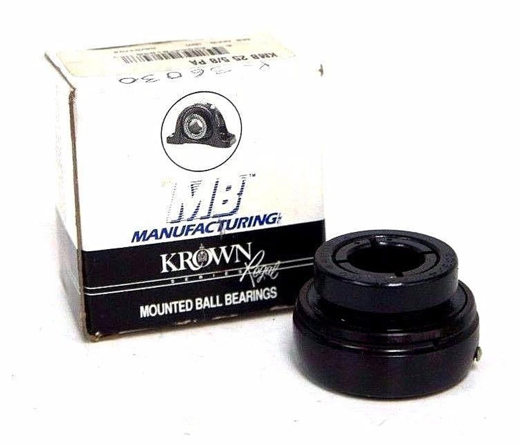 Used NIB MB MANUFACTURING KMB 25 5/8 PA MOUNTED BALL BEARINGS KMB-25-5/8-PA