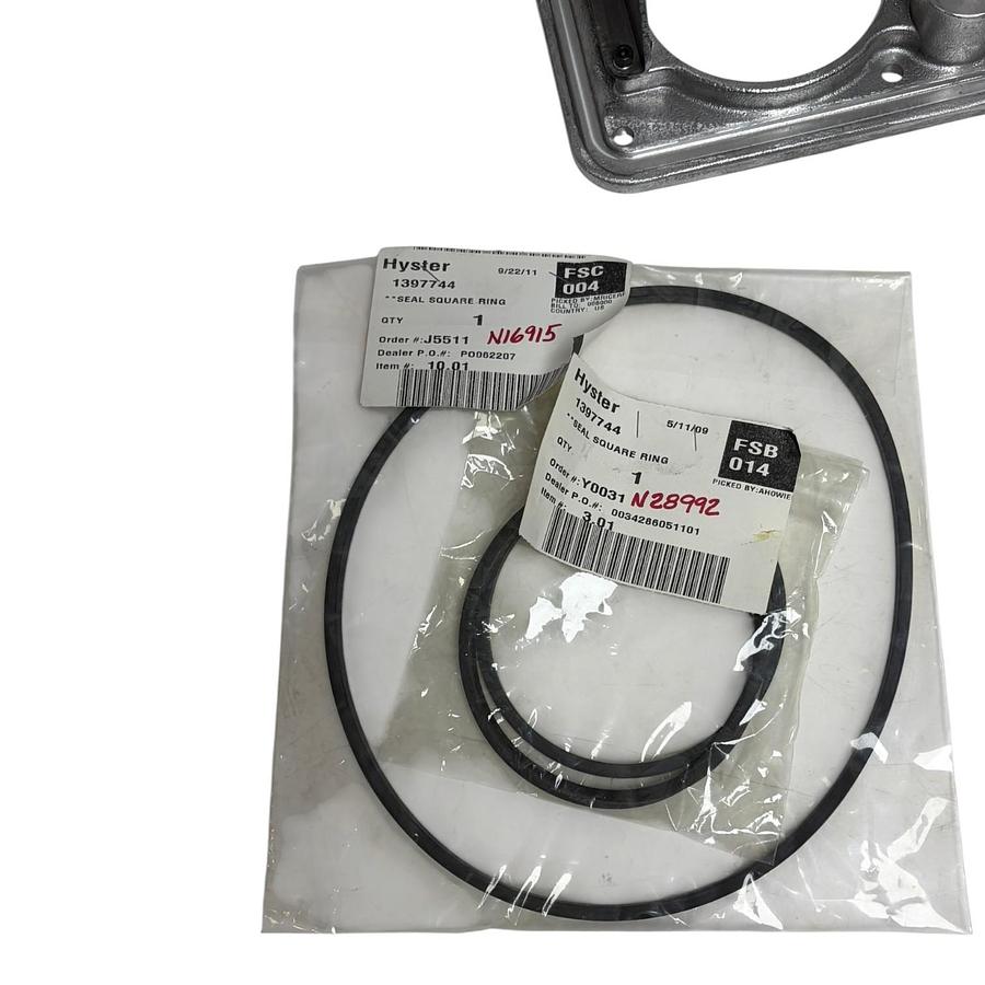 Used Hyster 1397739 Hydraulic Filter Assy Tank Head Cover Gasket O-Ring Kit New