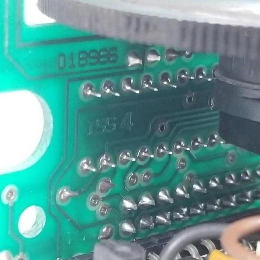 Used EUROTHERM CONTROLS 018987 CONTROL BOARD ISS. 6 W/ 018986 ISS. 4 BOARD