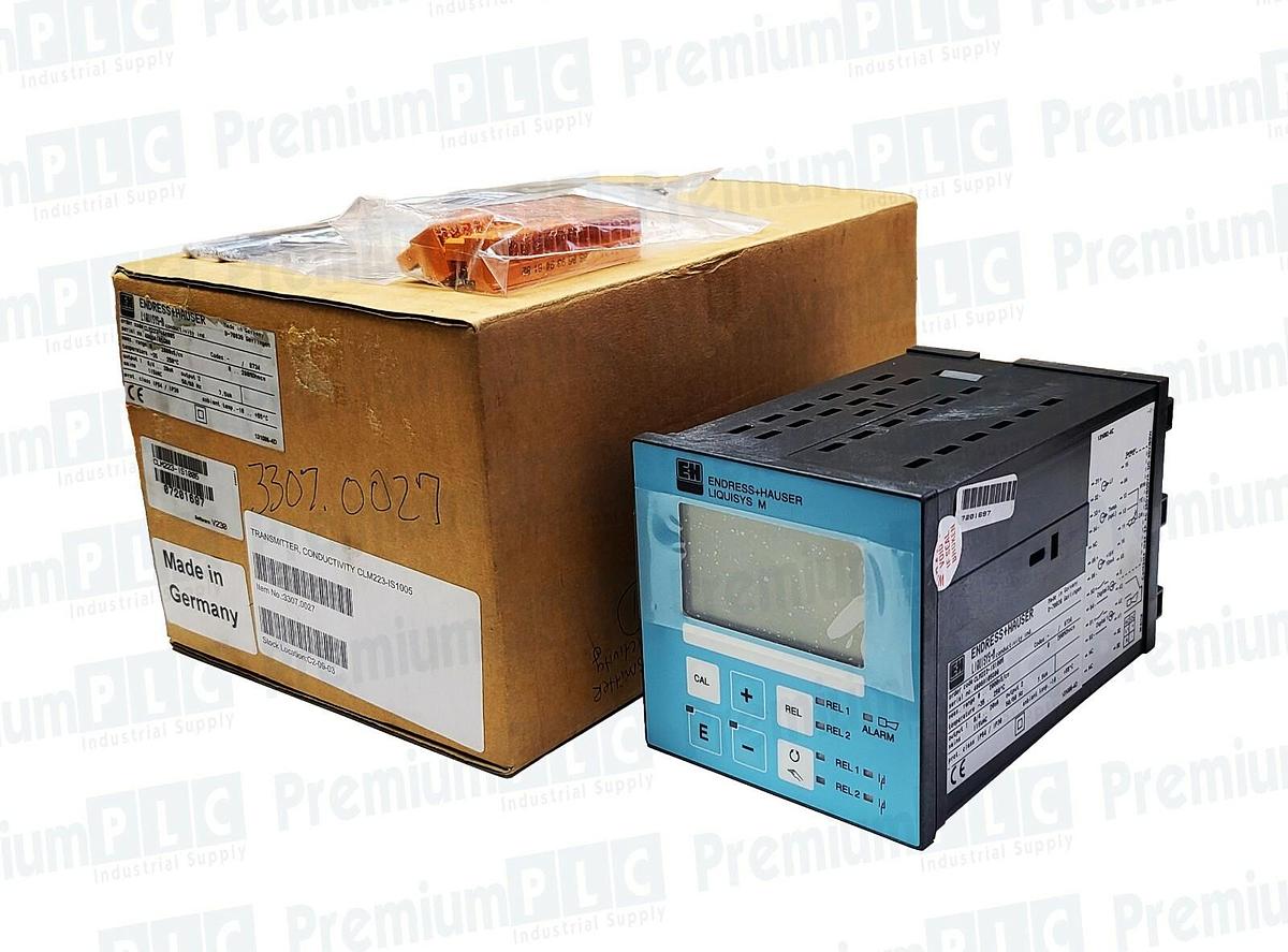 Used NEW ENDRESS+HAUSER CLM223-IS1005 LIQUISYS-M CLM223 CONDUCTIVITY TRANSMITTER V230
