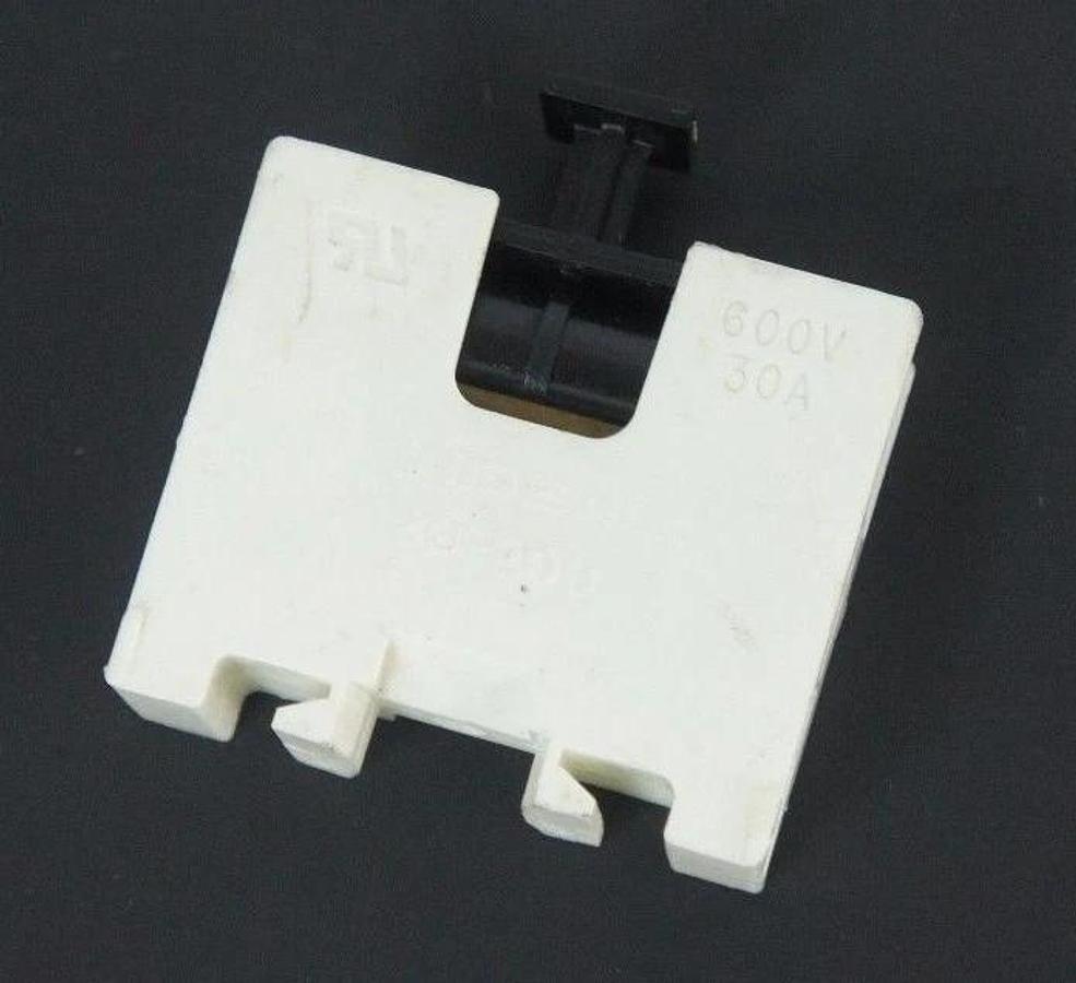 Used IDEAL 89-200 FUSE HOLDER 600V, 30A, 89200 WITH GOULD ATQ2-1/2 FUSE