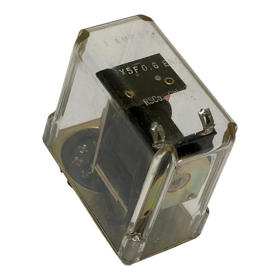 Relay Service Company X5F0.6 ENC 1 Amp DC 11-Pin Octal Plug-In Relay