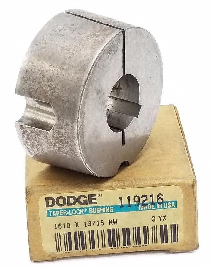 Used NIB DODGE 119216 TAPER-LOCK BUSHING 1610 X 13/16 KW