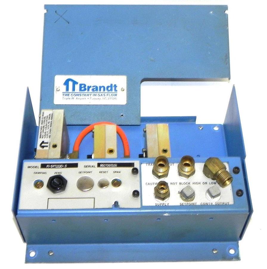 Used BRANDT PI-DPT2220-.3 PRESSURE TRANSMITTER DIFFERENTIAL PIDPT22203