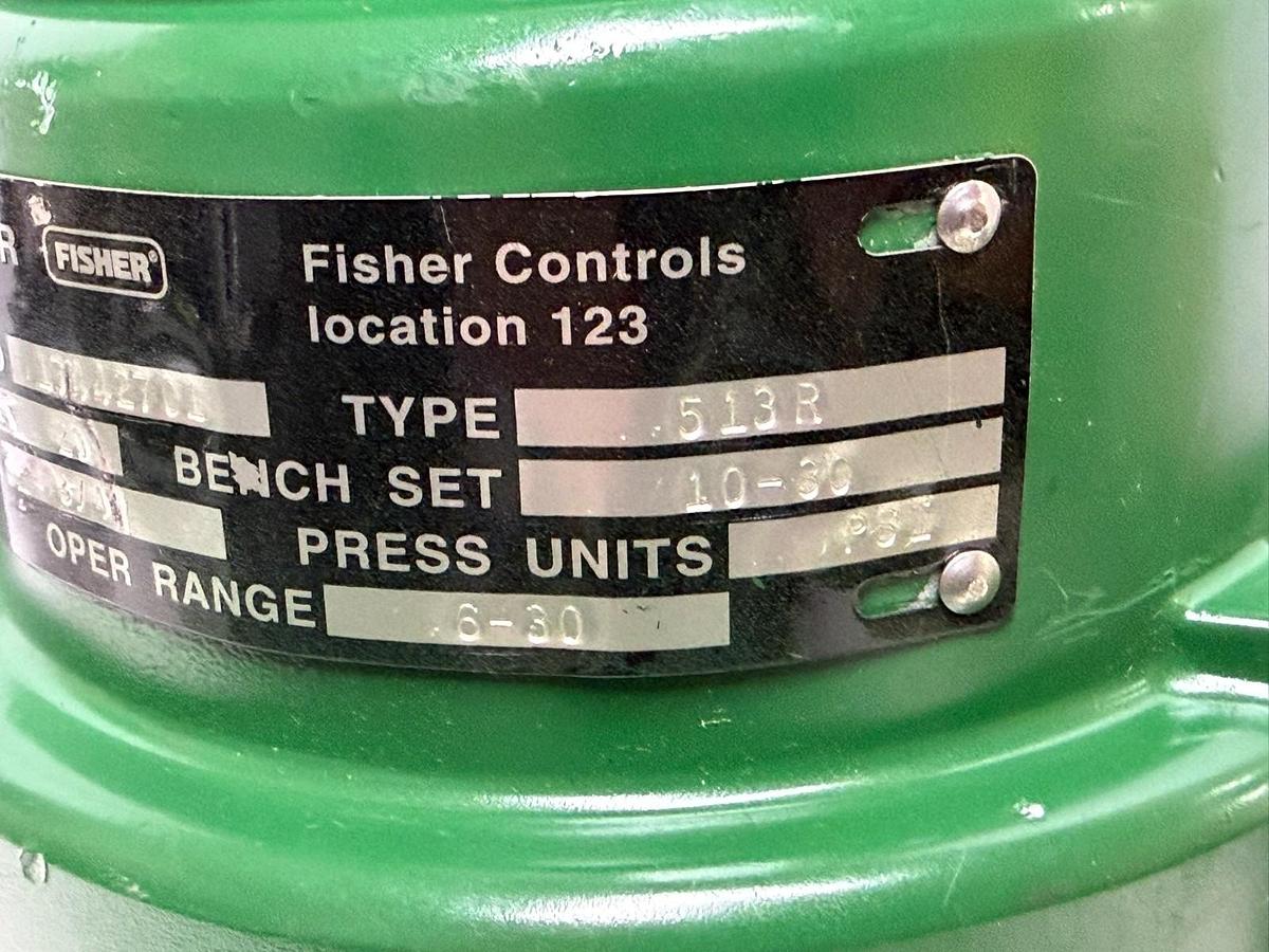 Used Fisher Type 513R Size 20 Pneumatic Diaphragm Actuator Casing 50 PSI 17442701