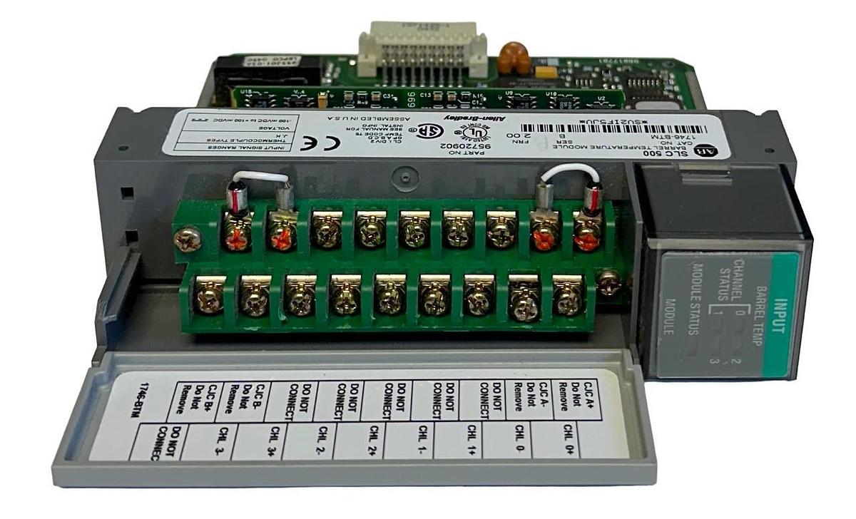 Used ALLEN BRADLEY 1746-BTM /B SLC 500 BARREL TEMPERATURE MODULE 95720902 USNP