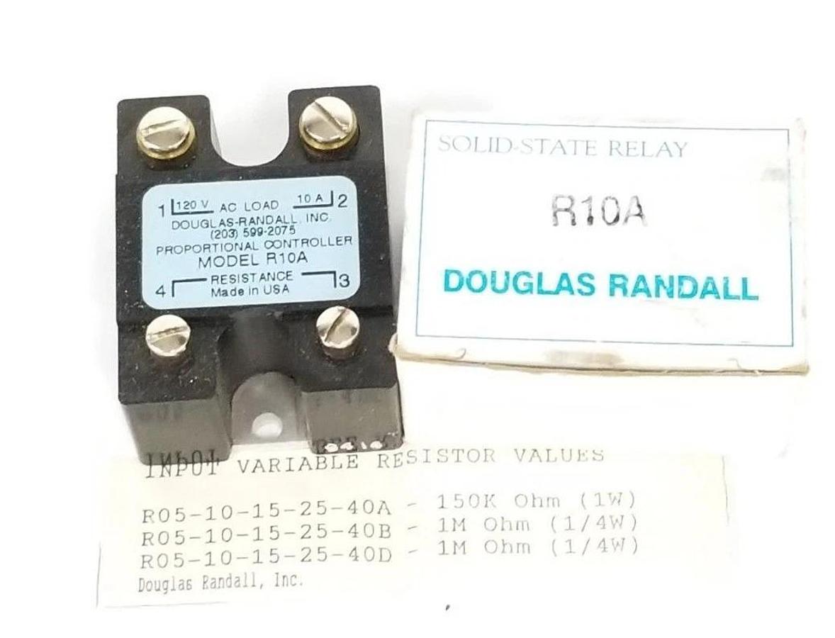 Used NIB DOUGLAS RANDALL R10A SOLID STATE RELAY