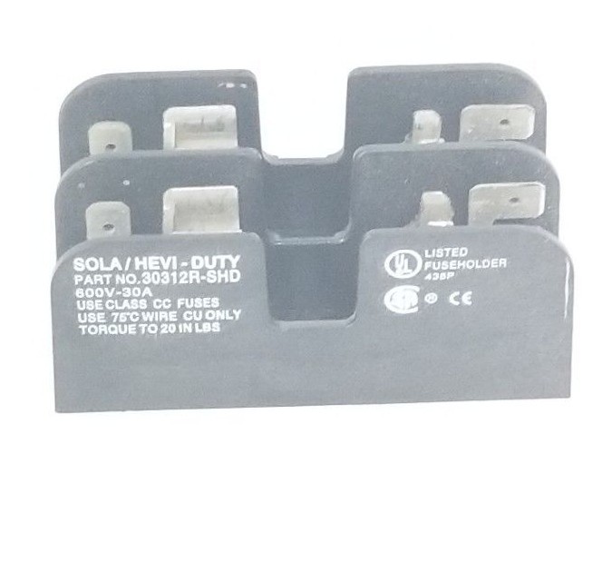 Used SOLA / HEVI-DUTY 30312R-SHD FUSE HOLDER 600V, 30A, 30312RSHD