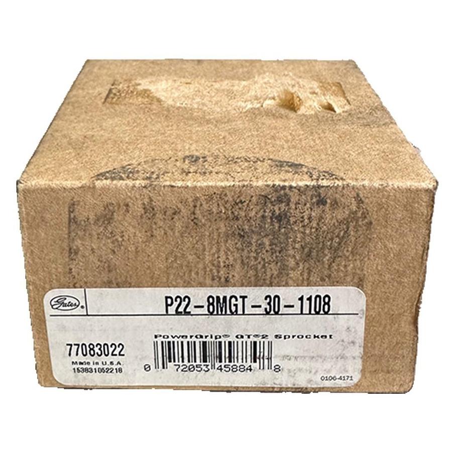 Used NEW GATES P22-8MGT-30-1108 / P228MGT301108 PowerGrip GT2 SPROCKET TAPER-LOCK