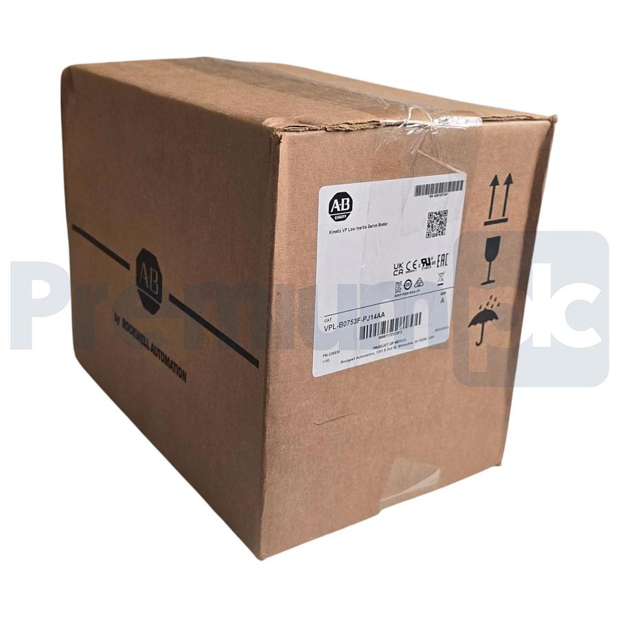 Opened Allen Bradley VPL-B0753F-PJ14AA /A Kinetix VP Servo Motor w/ 24V Brake