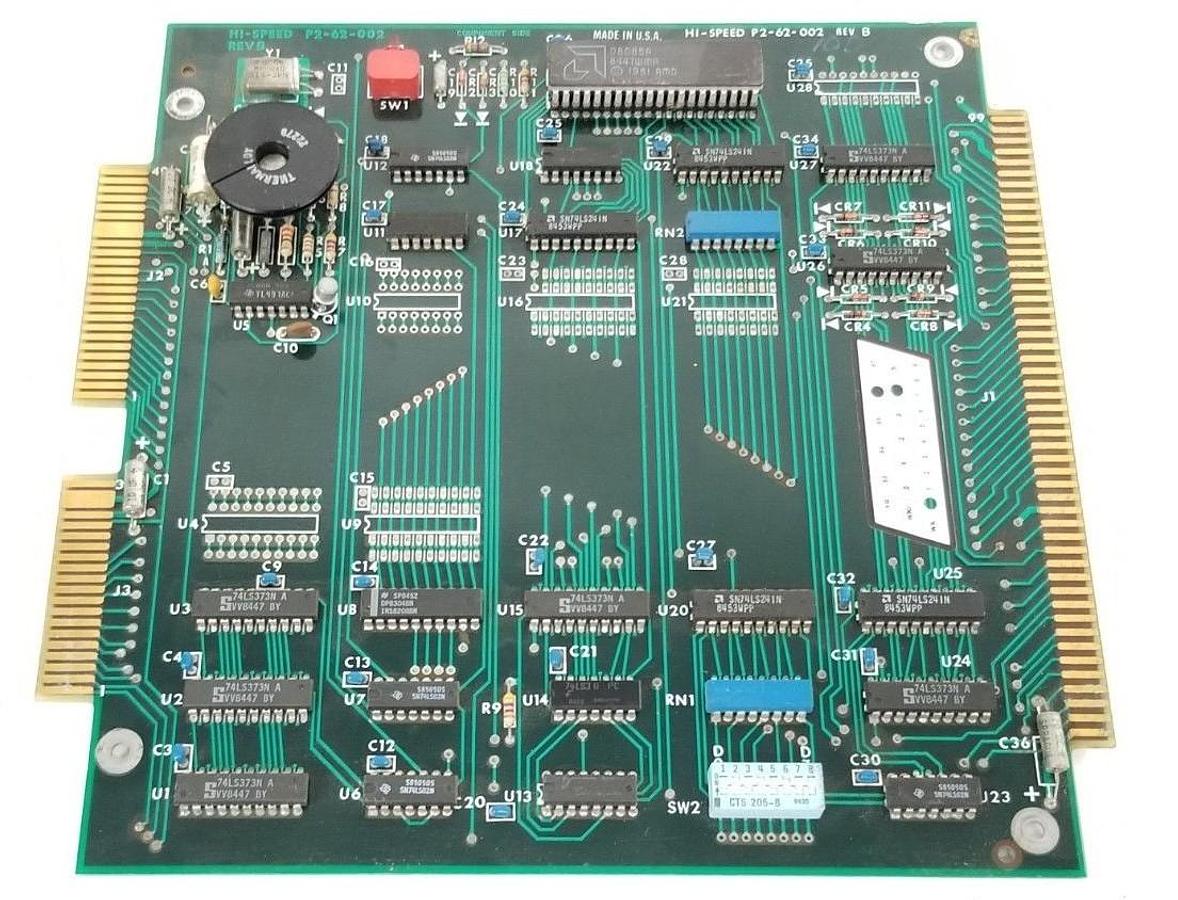 Used HI-SPEED P2-62-002 REV. B WEIGHT FEEDBACK MODULE BOARD P262002