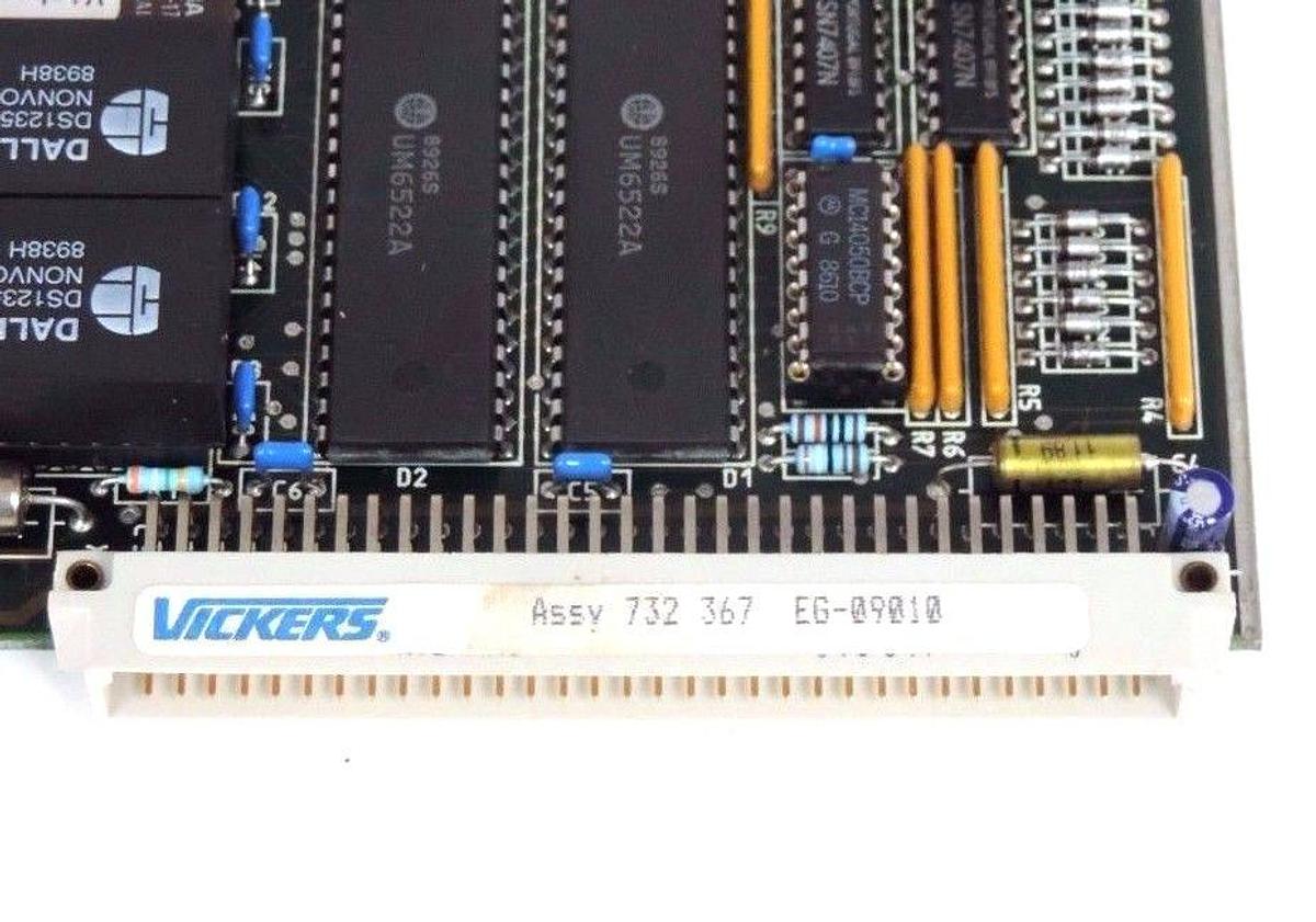 Used VICKERS ASSY. 732 367 BOARD EG-09010, 732367, EG09010