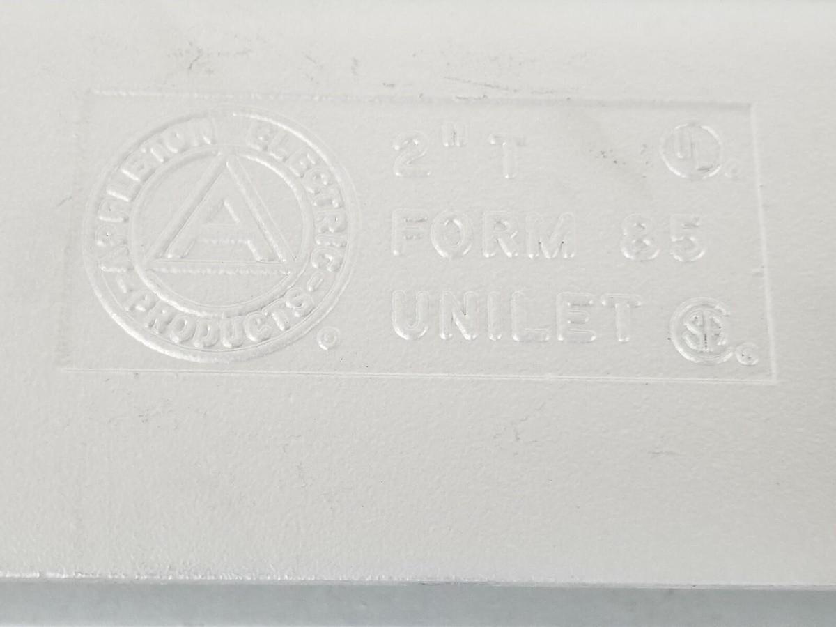 NIB APPLETON T200-A 2'' ALUMINUM FOR 85 UNILETS T200A