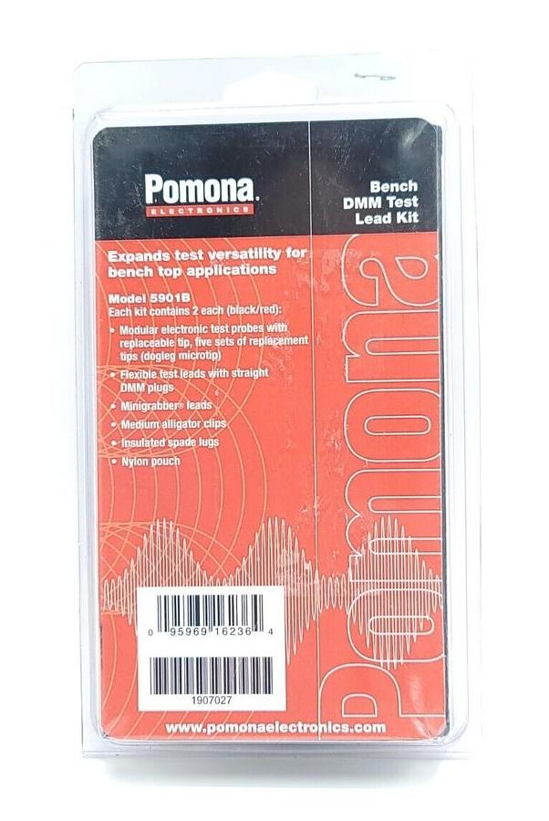 Used NEW POMONA ELECTRONICS 5901B BENCH DMM TEST LEAD KIT 1907027