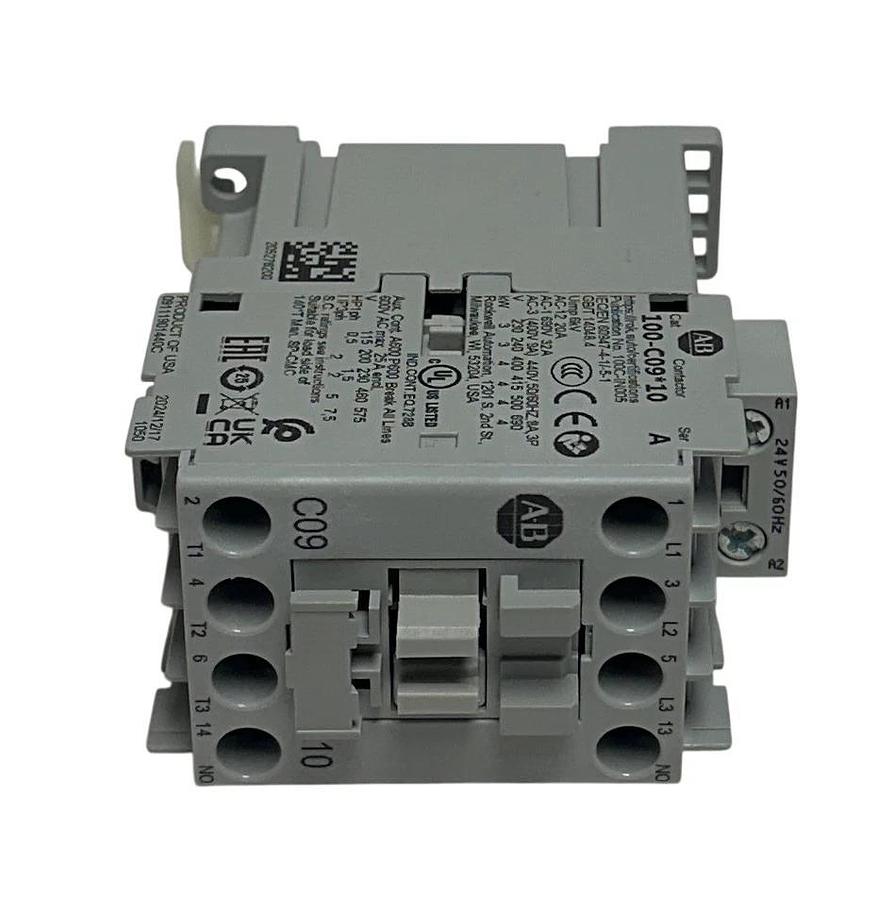 ALLEN BRADLEY 100-C09KJ10 /A BULLETIN 100 IEC CONTACTOR 24VAC 3-POLE OEM NSMP