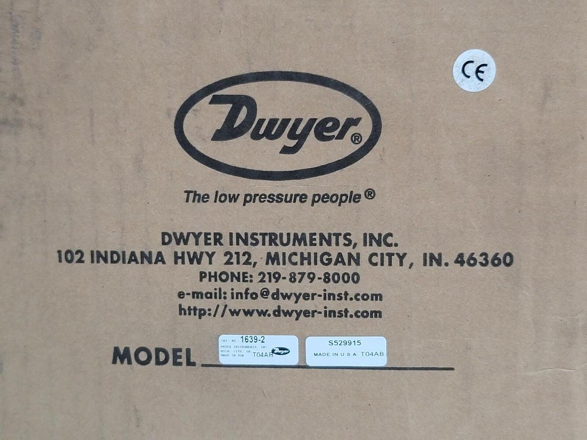 Used NEW DWYER 1639-2 PRESSURE SWITCH S529915 16392