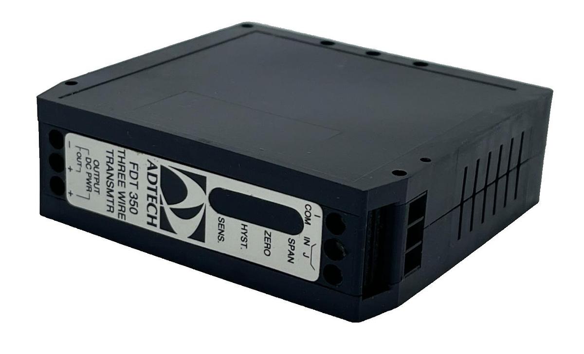 Used ADTECH MFDT-350 Frequency-to-DC Transmitter FDT-350 3-Wire Signal Converter