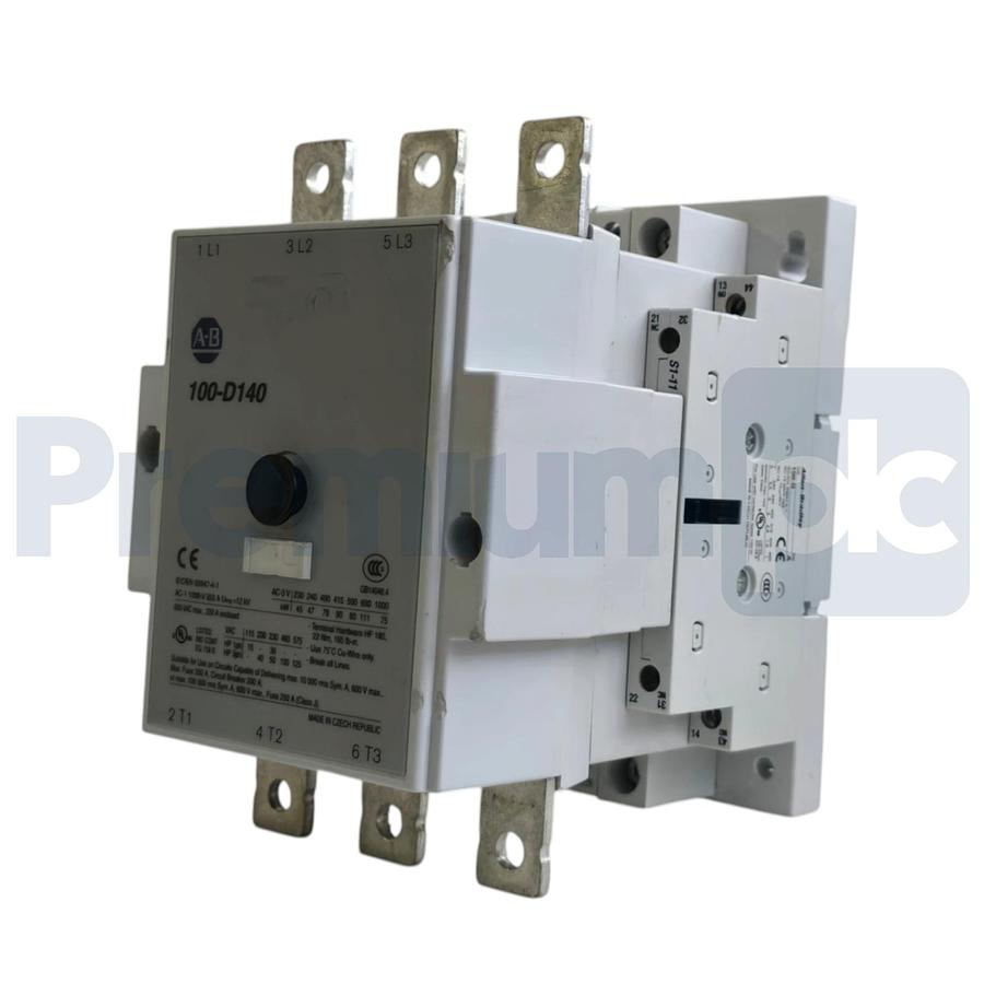 Used Allen Bradley 100-D140D11 /B IEC Contactor 3PH 140A 600V 110/120V-Coil 100-D140