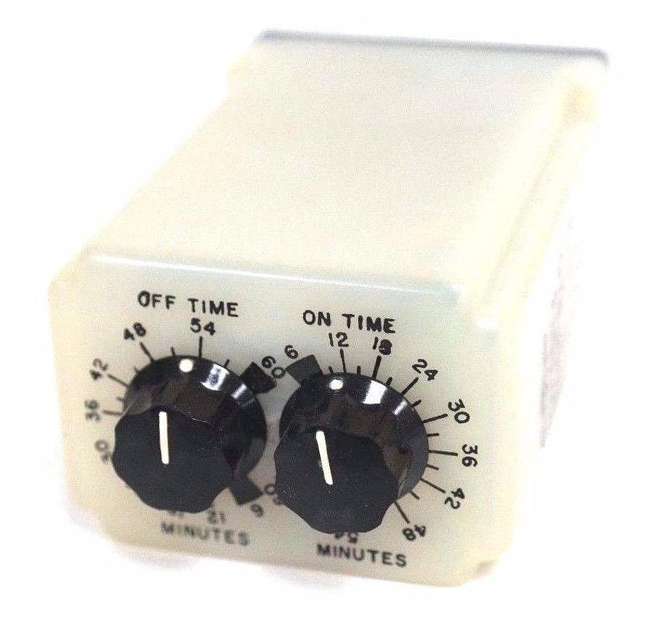 Used NIB POTTER & BRUMFIELD CRBB-48-70KK1 ADJUSTABLE RECYCLE TIMER CRBB4870KK1, 120V