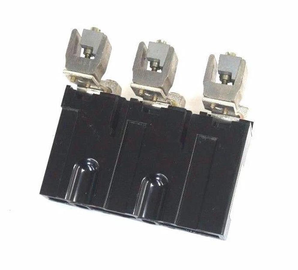 Used ALLEN BRADLEY 1494V-FS100 SERIES B FUSE BLOCK 1494VFS100, 100A, 600V