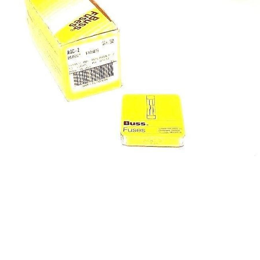 Used LOT OF 40 NEW BUSS AGC-2 FUSES 2 AMP, AGC2 E39