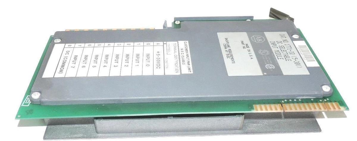 Used ALLEN BRADLEY 1771-IQ DC SELECTABLE INPUT MODULE 5-30V, 1771IQ