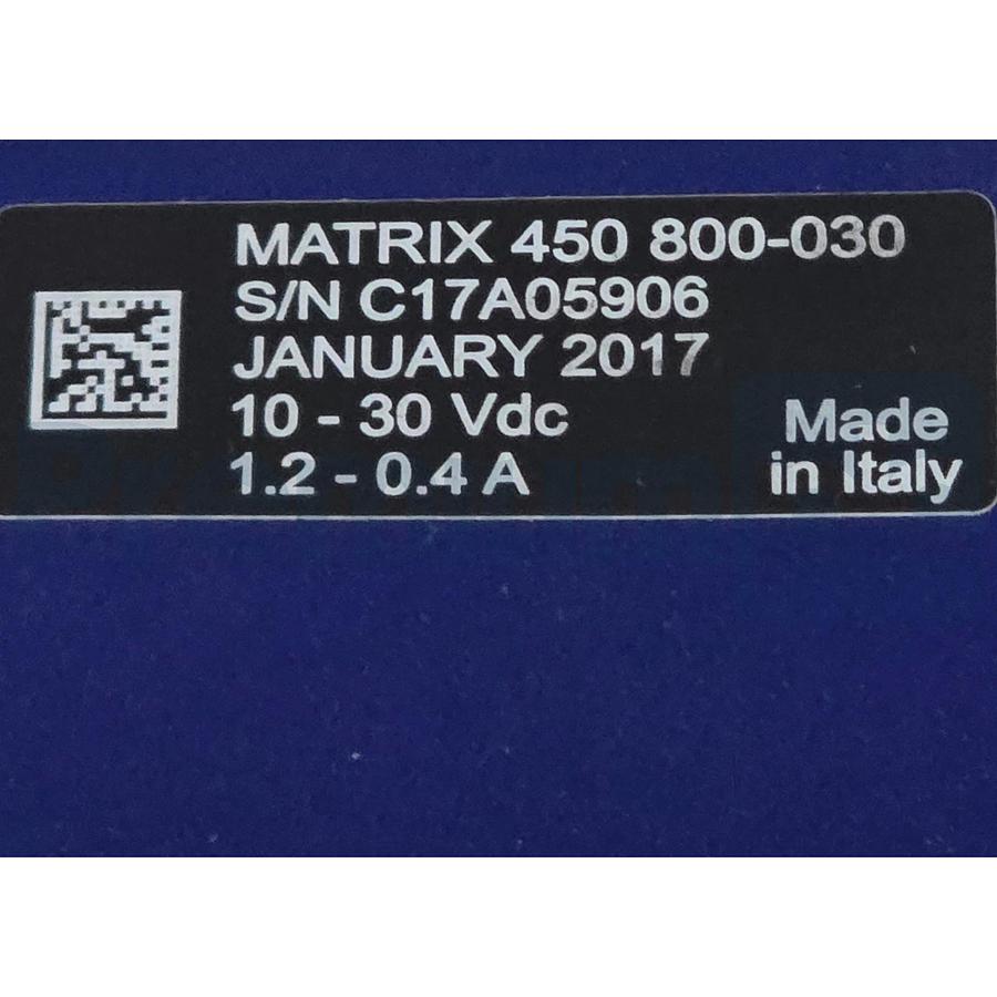 Used Datalogic Matrix 450 800-030 Industrial 2D Reader 5MP 10-30VDC 937400024 NSNP