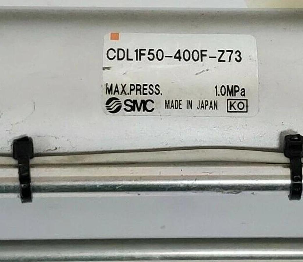Used SMC CDL1F50-400F-Z73 PNEUMATIC TIE ROD CYLINDER 1.0MPA MAX CDL1F50400FZ73