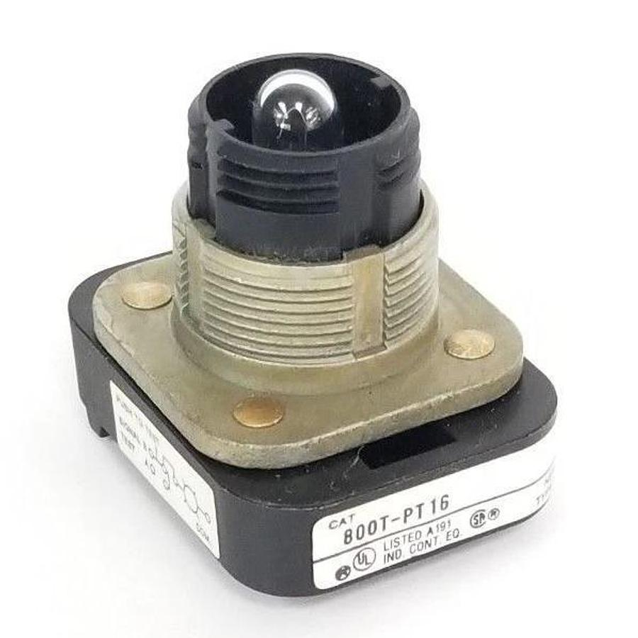 Used ALLEN BRADLEY 800T-PT16 SER. T PILOT LIGHT 120V, 50/60HZ, 755/1866, 800TPT16