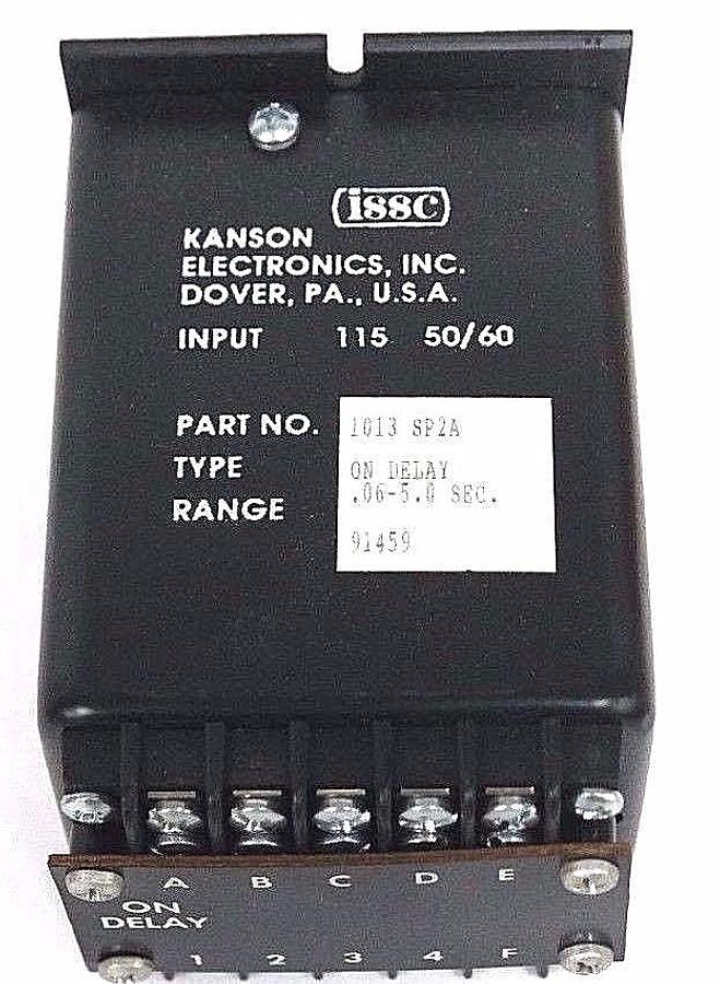 Used NIB ISSC KANSON 1013-SP2A TIMER STATE TYPE ON DELAY .06-5.0 SEC. 115 50/60 91459