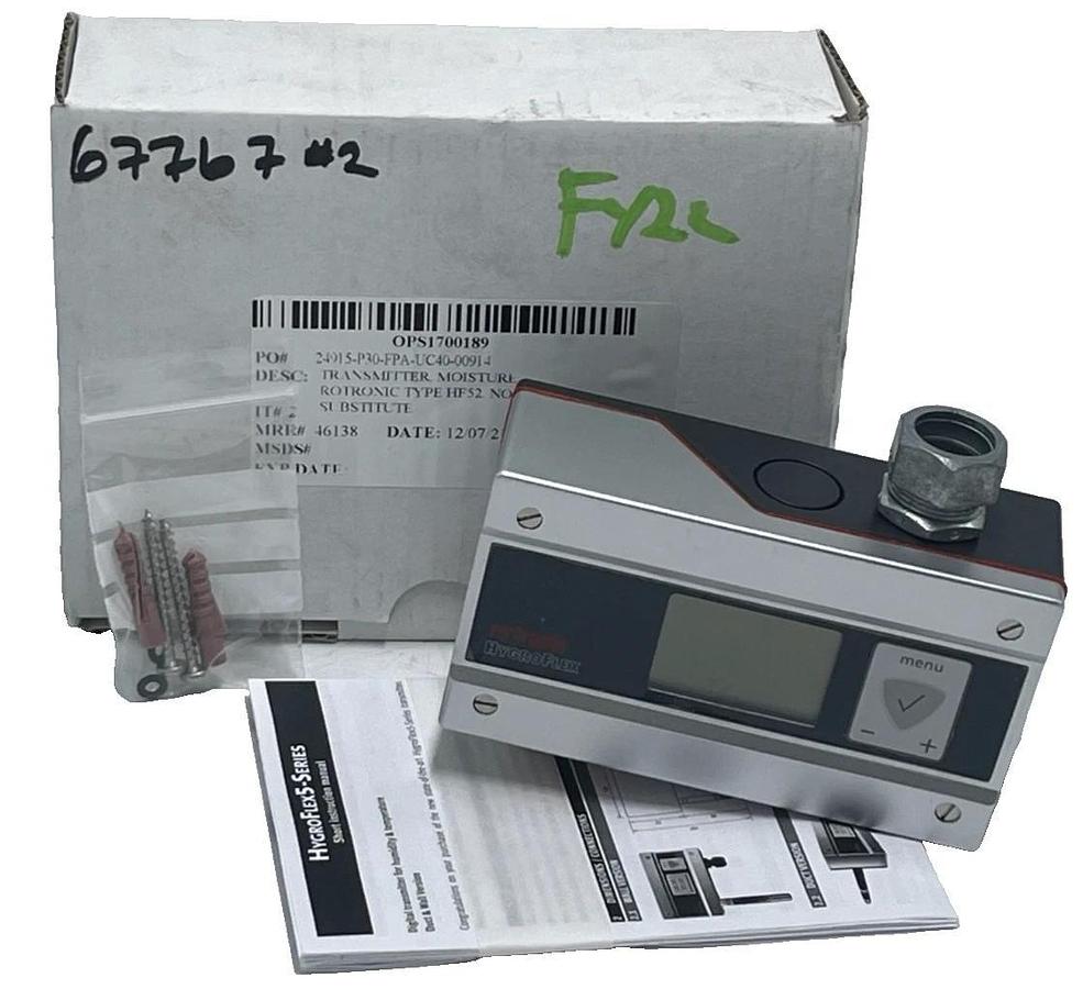 Rotronic HF520-WHXXD3XX HygroFlex - HF5 Humidity & Temperature Transmitter NSMP