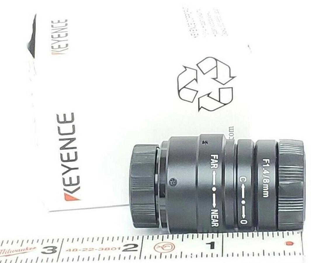 NIB KEYENCE CA-LH8 HIGH-RESOLUTION LOW-DISTORTION LENS163LH8 CALH8