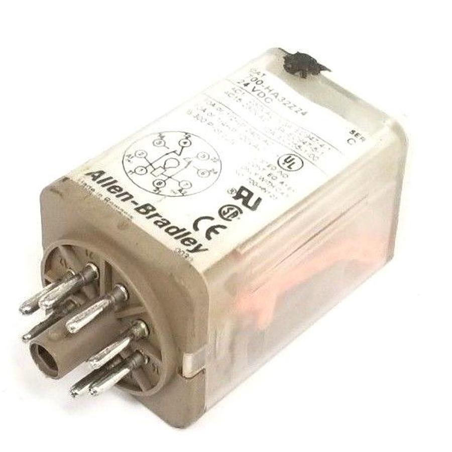 Used ALLEN BRADLEY 700-HA32Z24 RELAY 24VDC SER. C 8 PIN 700HA32Z24