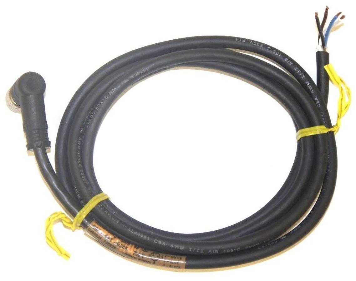 Used IFM EFECTOR E18007 ANGLED CABLE 800-441-8246, 250 V, 8004418246