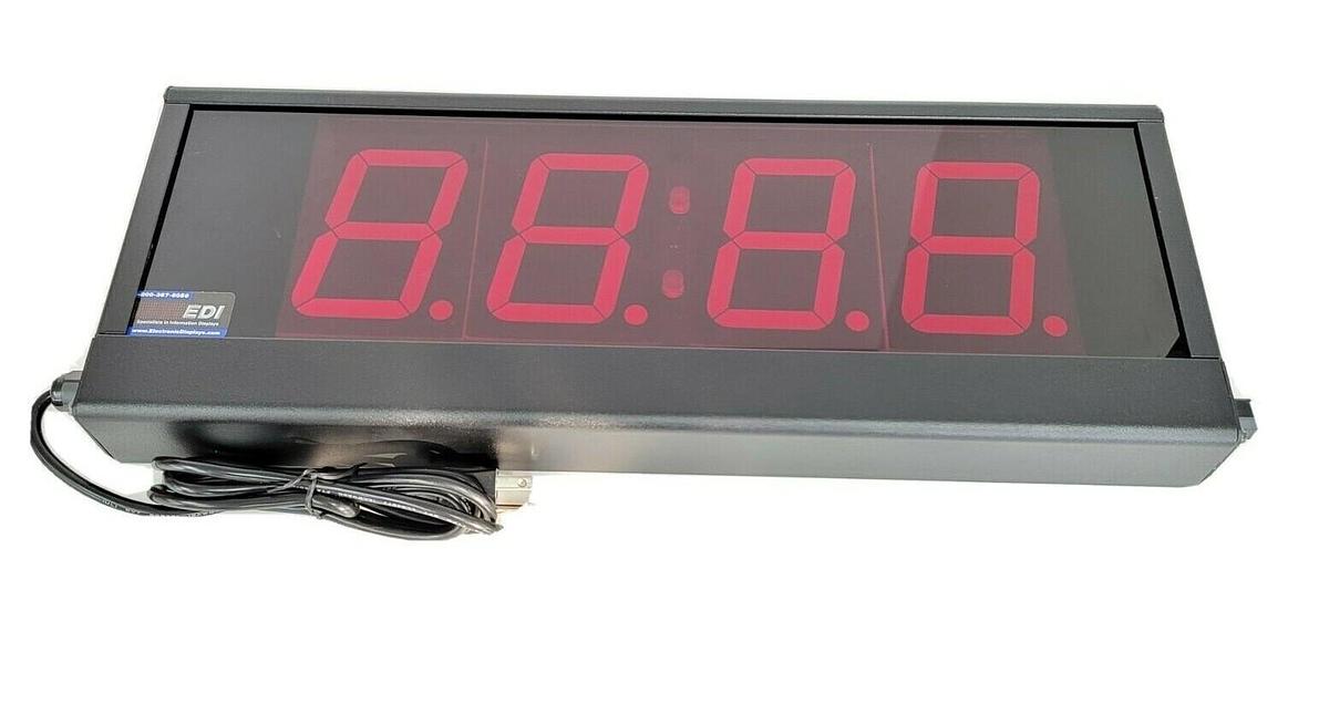 Used NEW EDI ED406-102-4D-N1 UP COUNT W/RESET OR TIMER W/RESET 120VAC 60HZ 0.1A