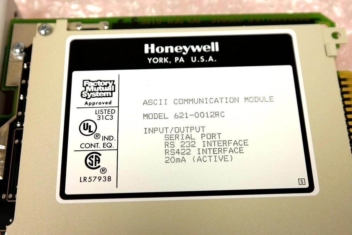 Used HONEYWELL 621-0012RC VR. 2.3 ASCII COMMUNICATION MODULE 6210012RC NIB