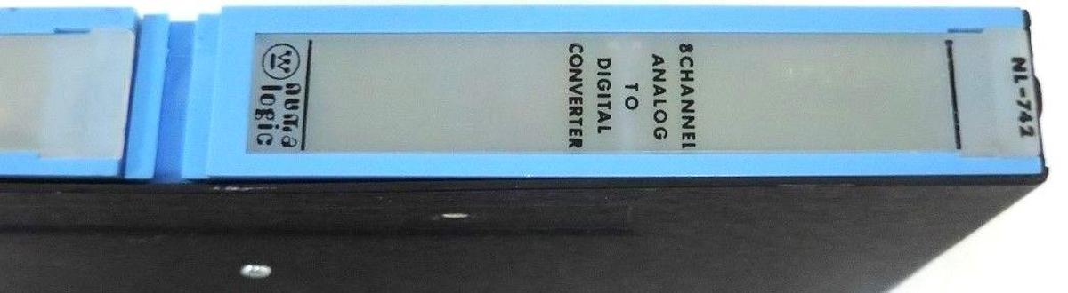 Used WESTINGHOUSE NL-742E 8 CHANNEL ANALOG TO DIGITAL CONVERTER 2619D17G05-SUB.16