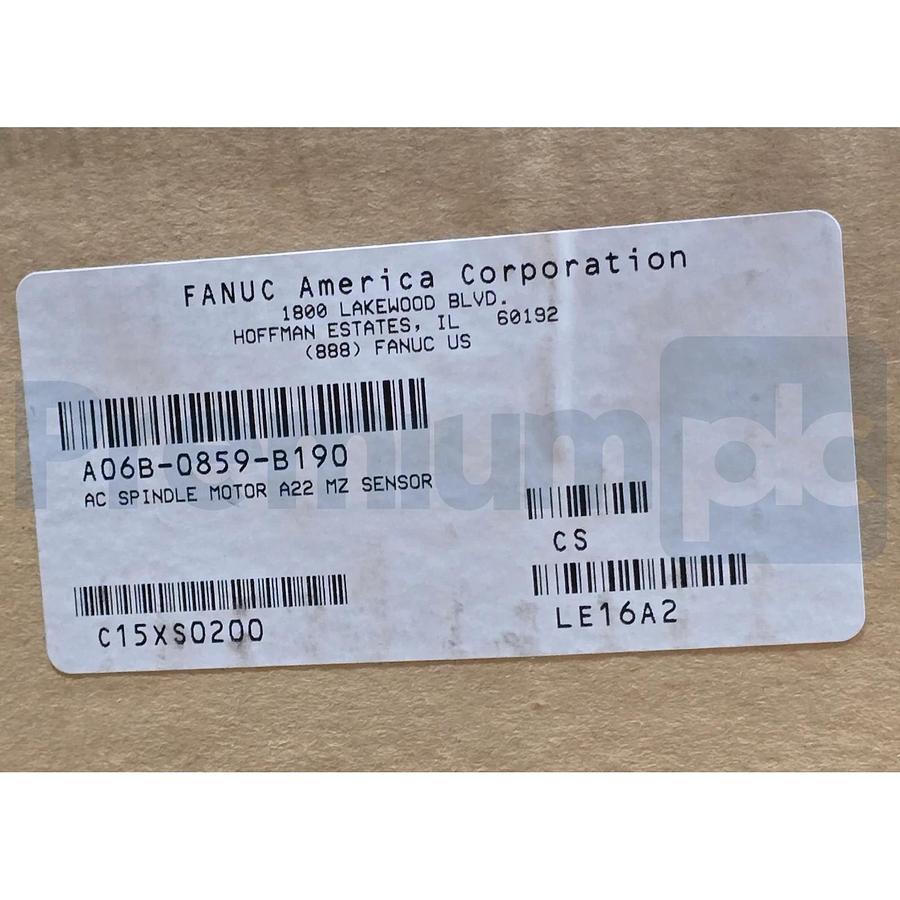 FANUC A06B-0859-B190 Alpha α22 AC Spindle Motor w/ MZ Sensor 22kW NSMP (read)