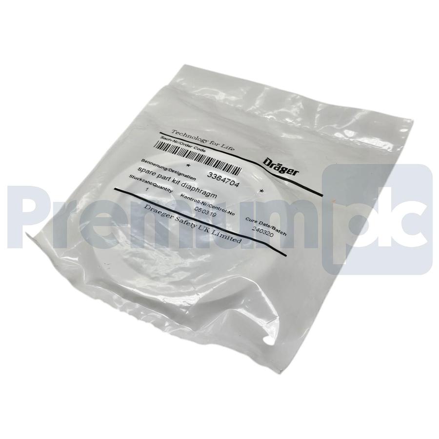 Used Dräger | Drager 3364704 Spare Part Kit Diaphragm for Breathing Equipment NSFS
