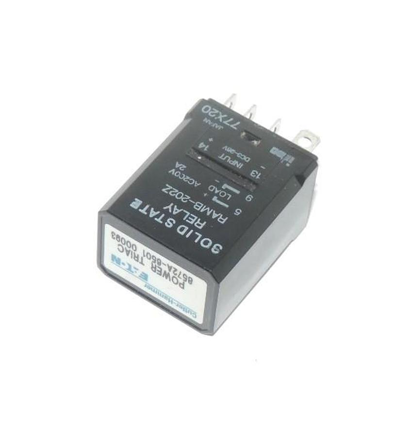 Used CUTLER-HAMMER RAMB-202Z SOLID STATE RELAY POWER TRIAC 8572A-6501