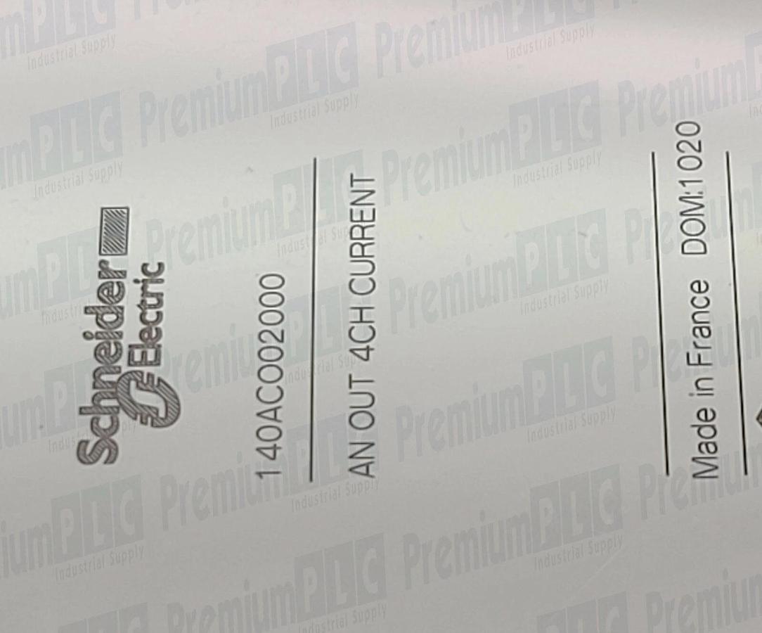 NEW SCHNEIDER 140ACO02000 MODICON QUANTUM ANALOG OUTPUT 4CH 140-ACO-020-00