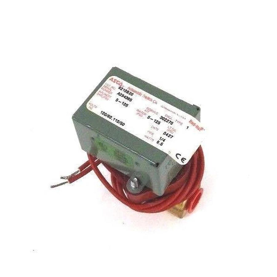 Used NIB ASCO 8210B20 SOLENOID VALVE 120/60 - 110/50, 1/4 PIPE, 6.5 WATTS, 5-125 PSI