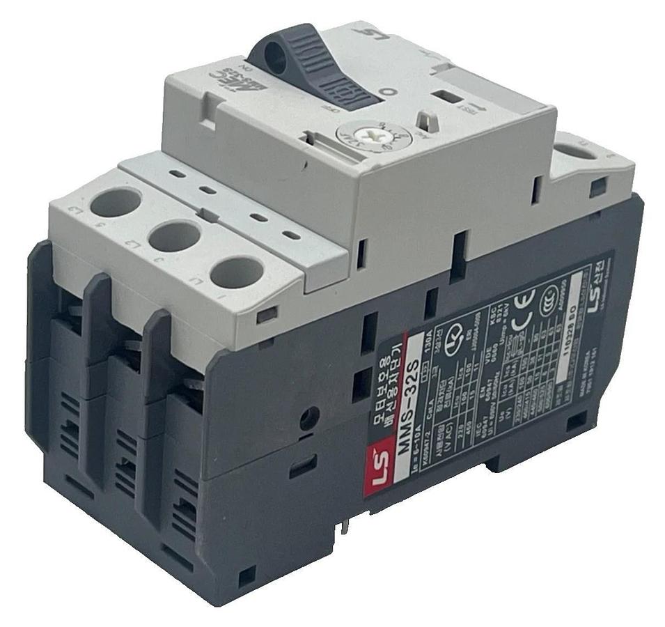 LS Electric MMS-32S-10A Manual Motor Starter Protector 6A to 10A 3-Pole NSMP