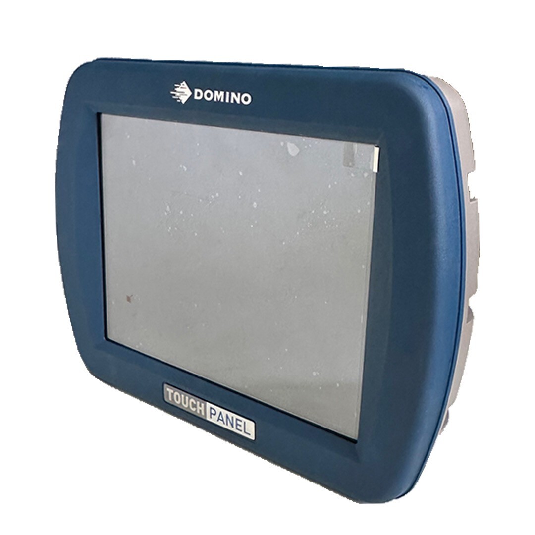 Used NEW DOMINO EPT015276 WINDOWS TOUCH PANEL 100-240V 50/60Hz REV. B BLUE/GRAY