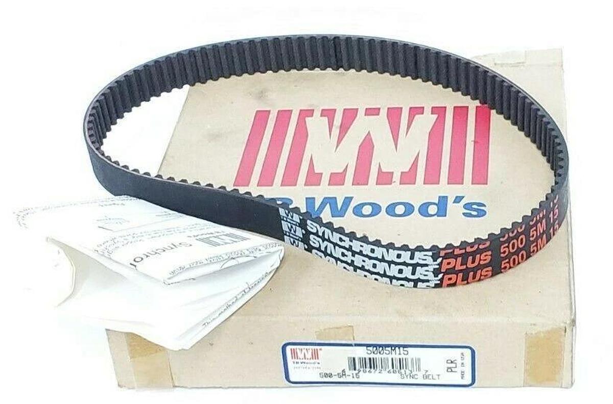 NIB TB WOOD'S 5005M15 TIMING BELT 5M HI-PERFORMANCE PD PLUS 15MM WIDTH