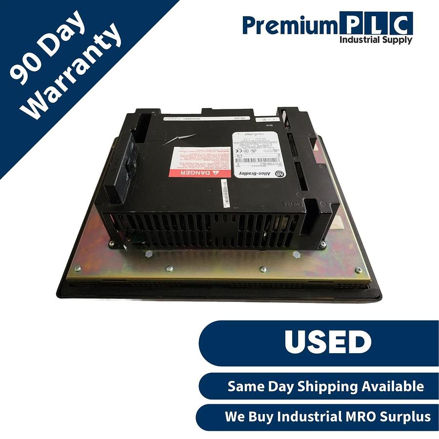 Used ALLEN BRADLEY 2711-T10C10L1 /C PanelView 1000 HMI COLOR TOUCH DNET/RS-232 24VDC