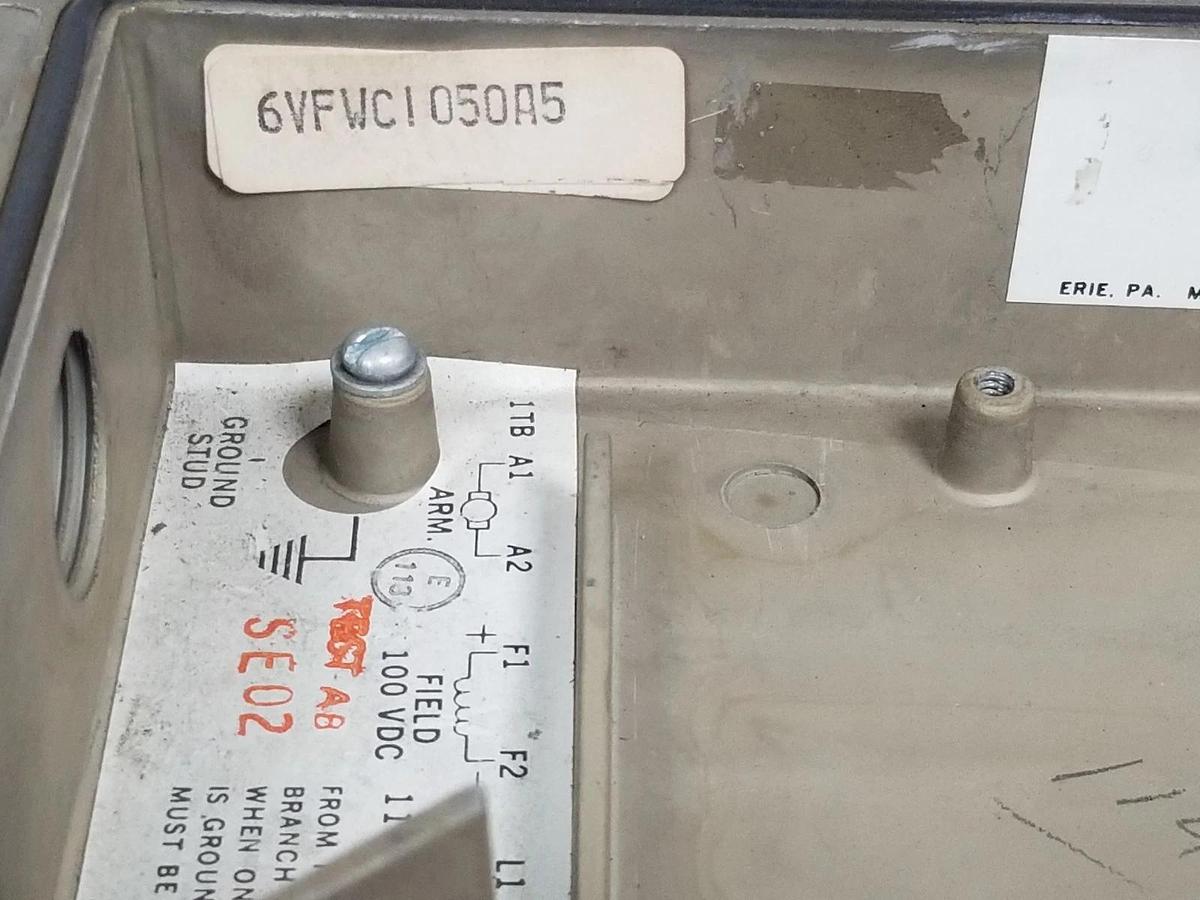 Used GENERAL ELECTRIC 6VFWC1050A5 STATOTROL II DRIVE HEAT SINK 44D333832-001